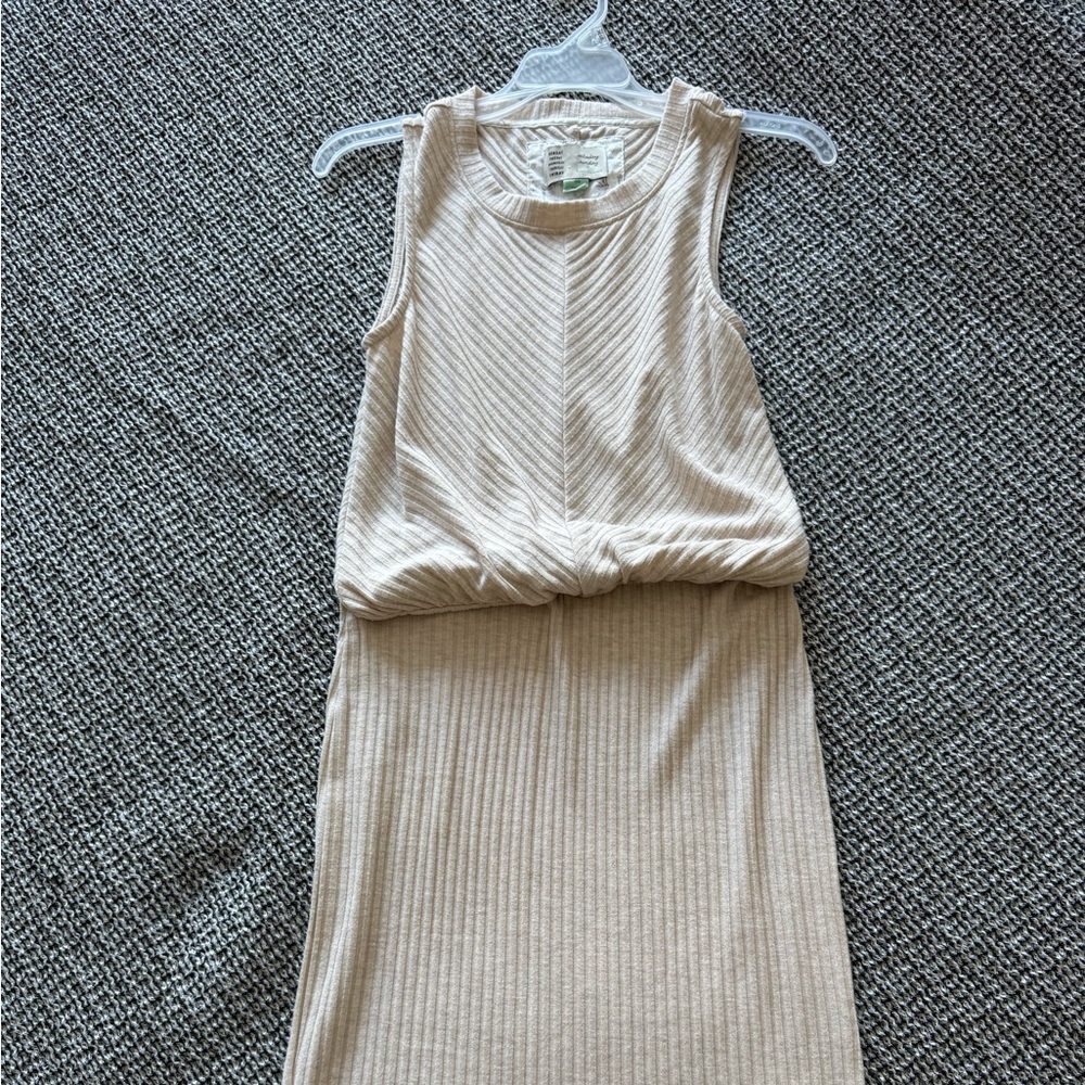 Saturday Sunday Cream Midi Dress XXS